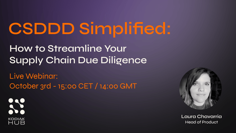 CSDDD Simplified: How to Streamline Your Supply Chain Due Diligence