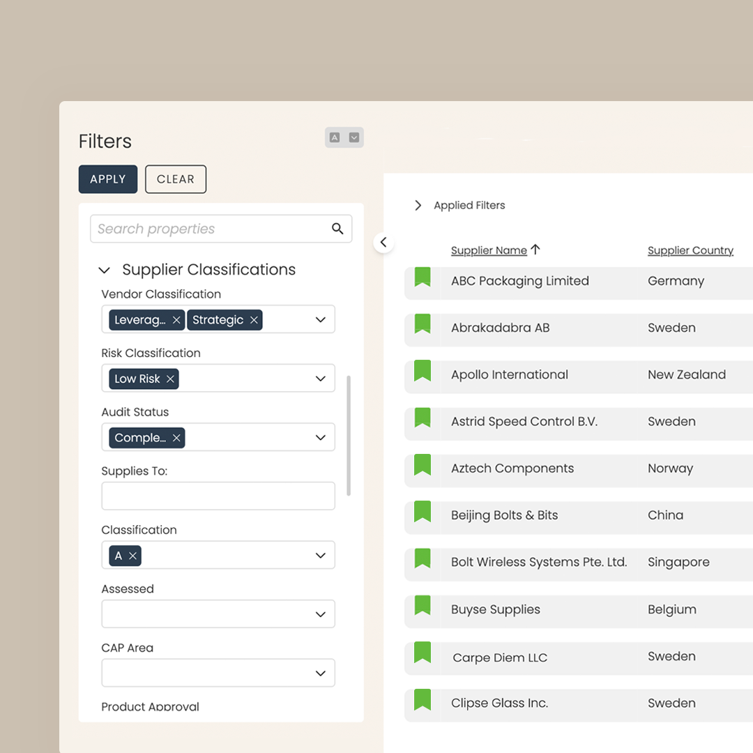 SRM - Single Source of Truth for Supplier Information