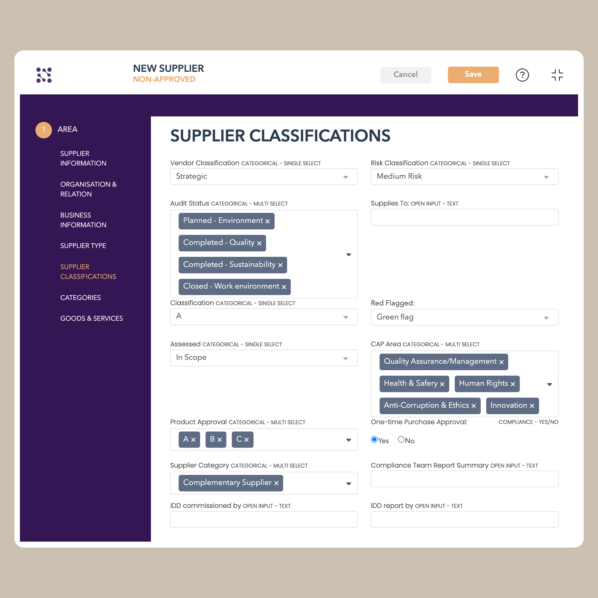 SRM - Customized Segmentation Schemes & Rules 